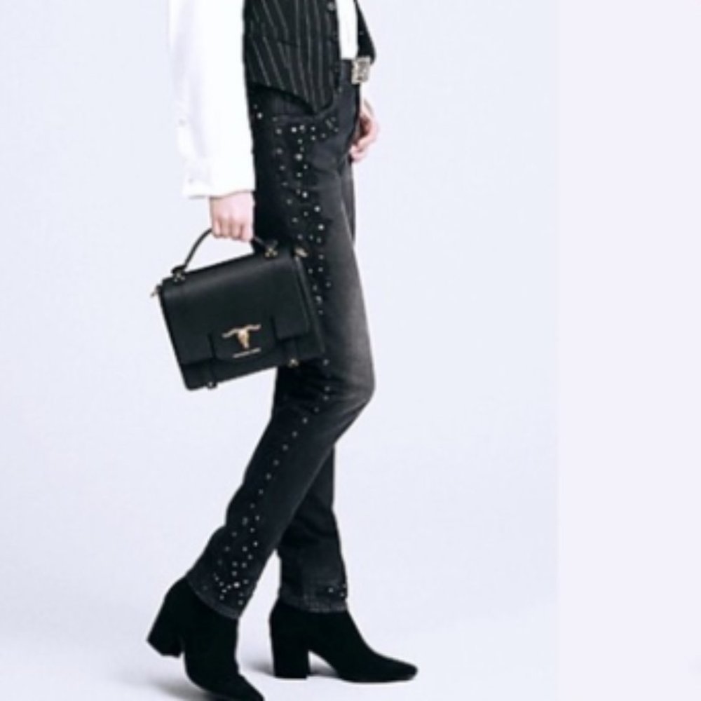 Polo Ralph Lauren Callen Studded High Rise Jeans